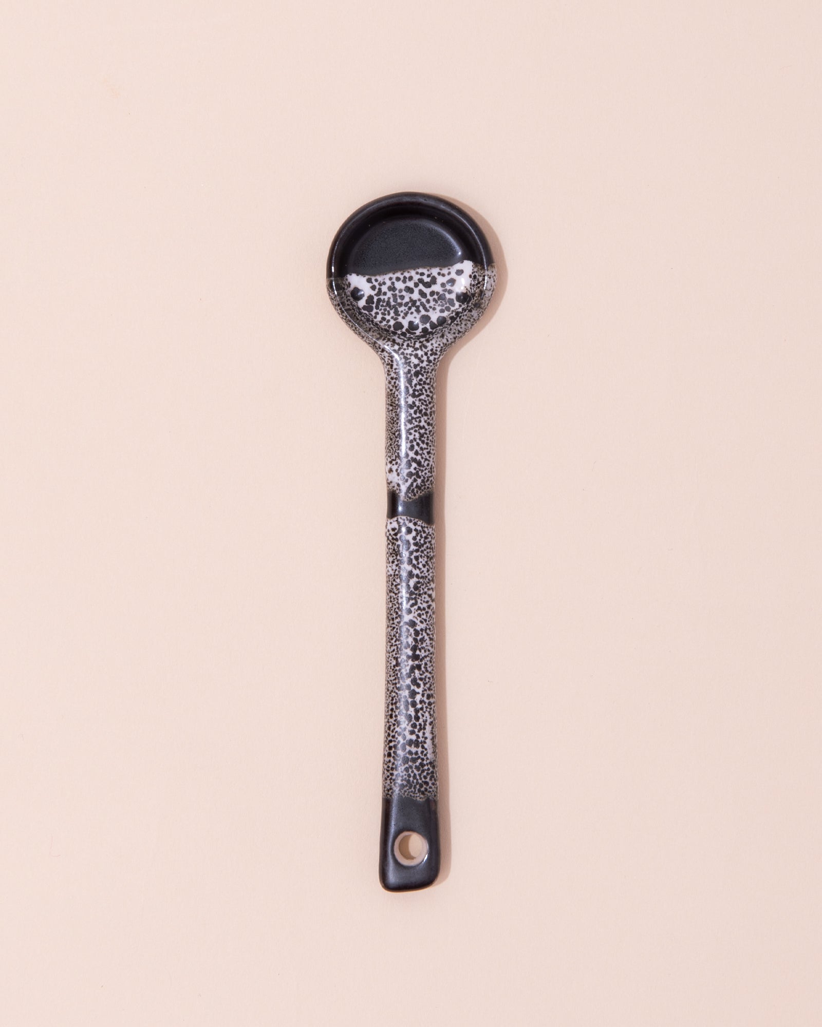 HKLIVING black and white ceramic spoon