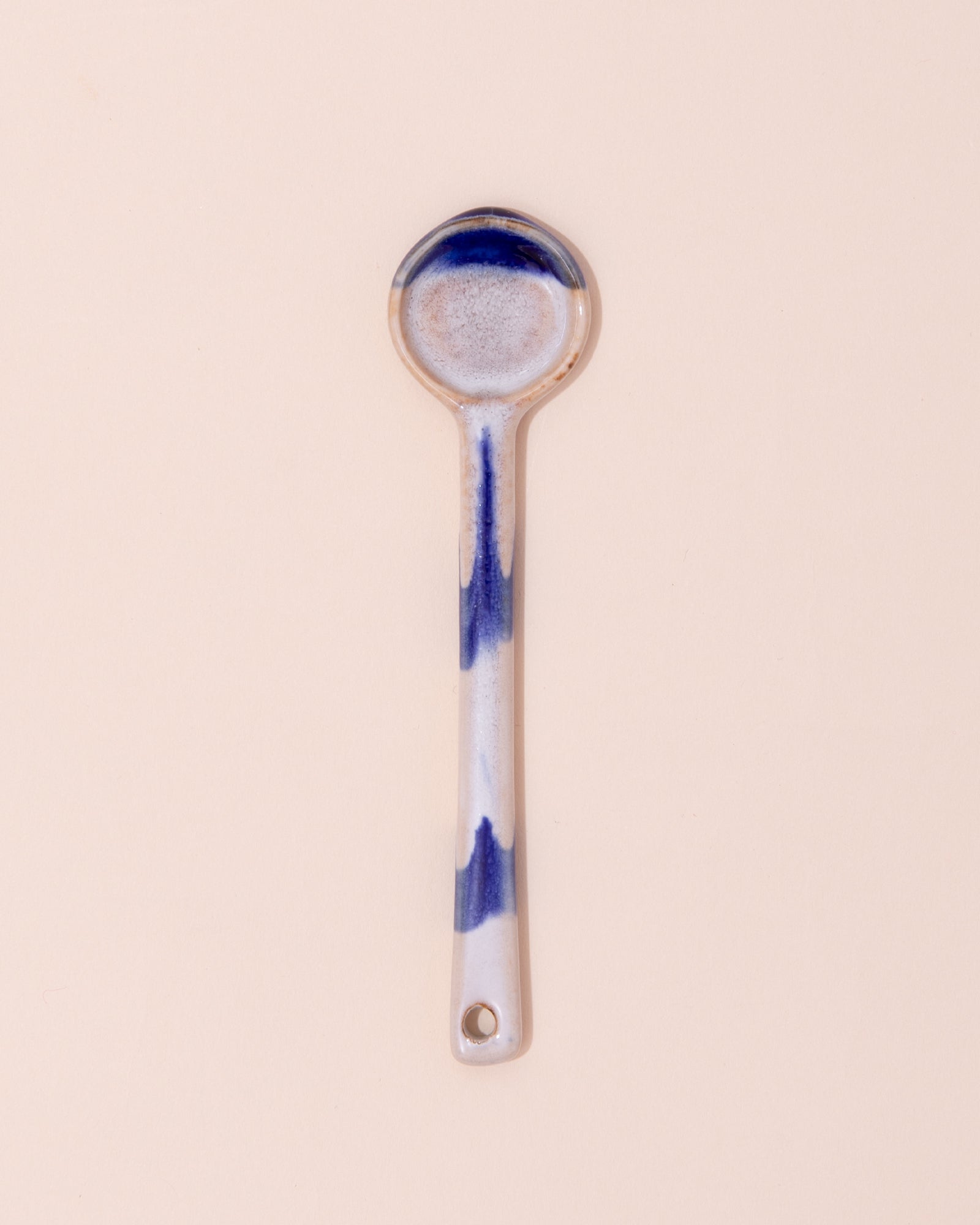 HKLIVING blue and white ceramic spoon