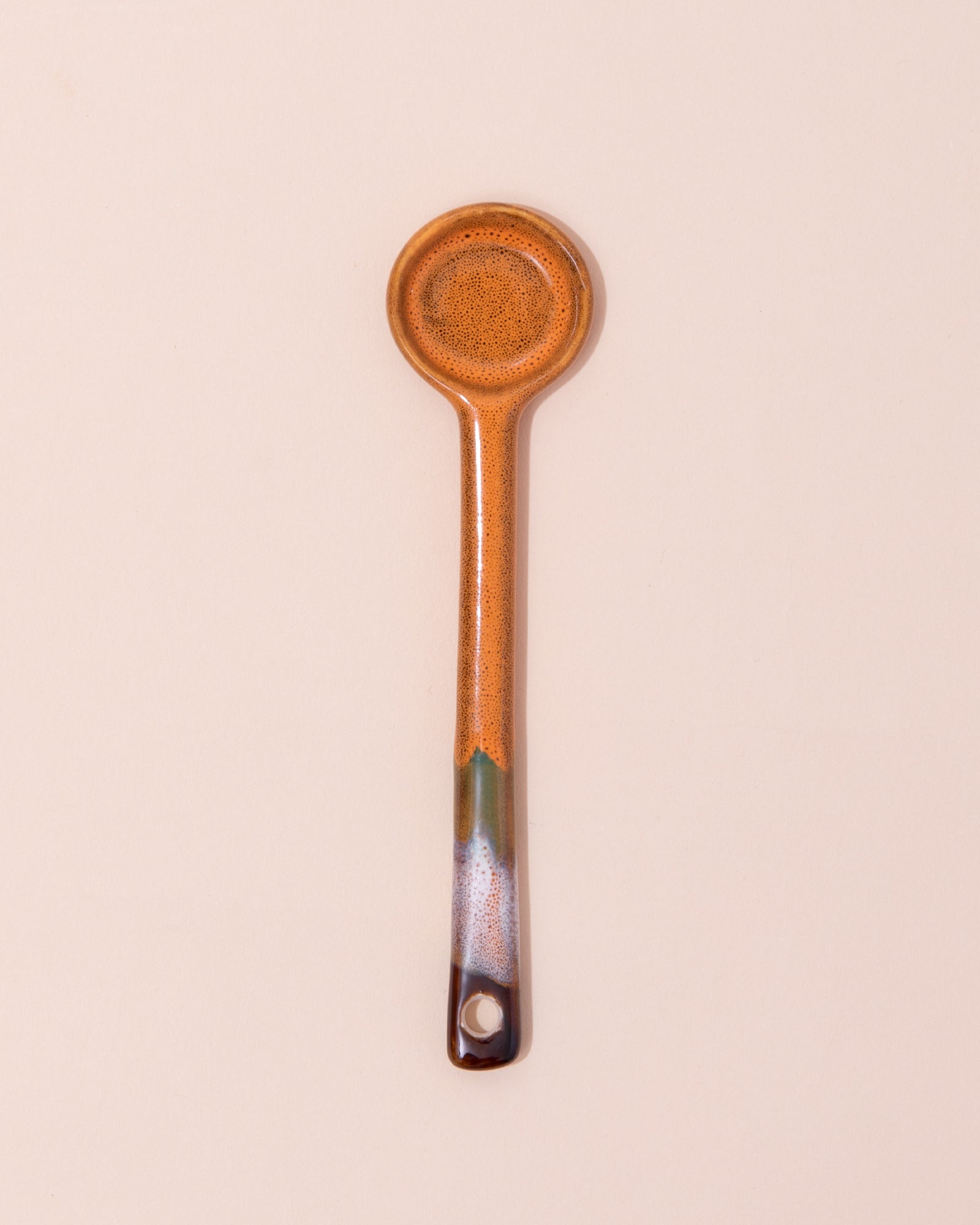HKLIVING Orange ceramic spoon