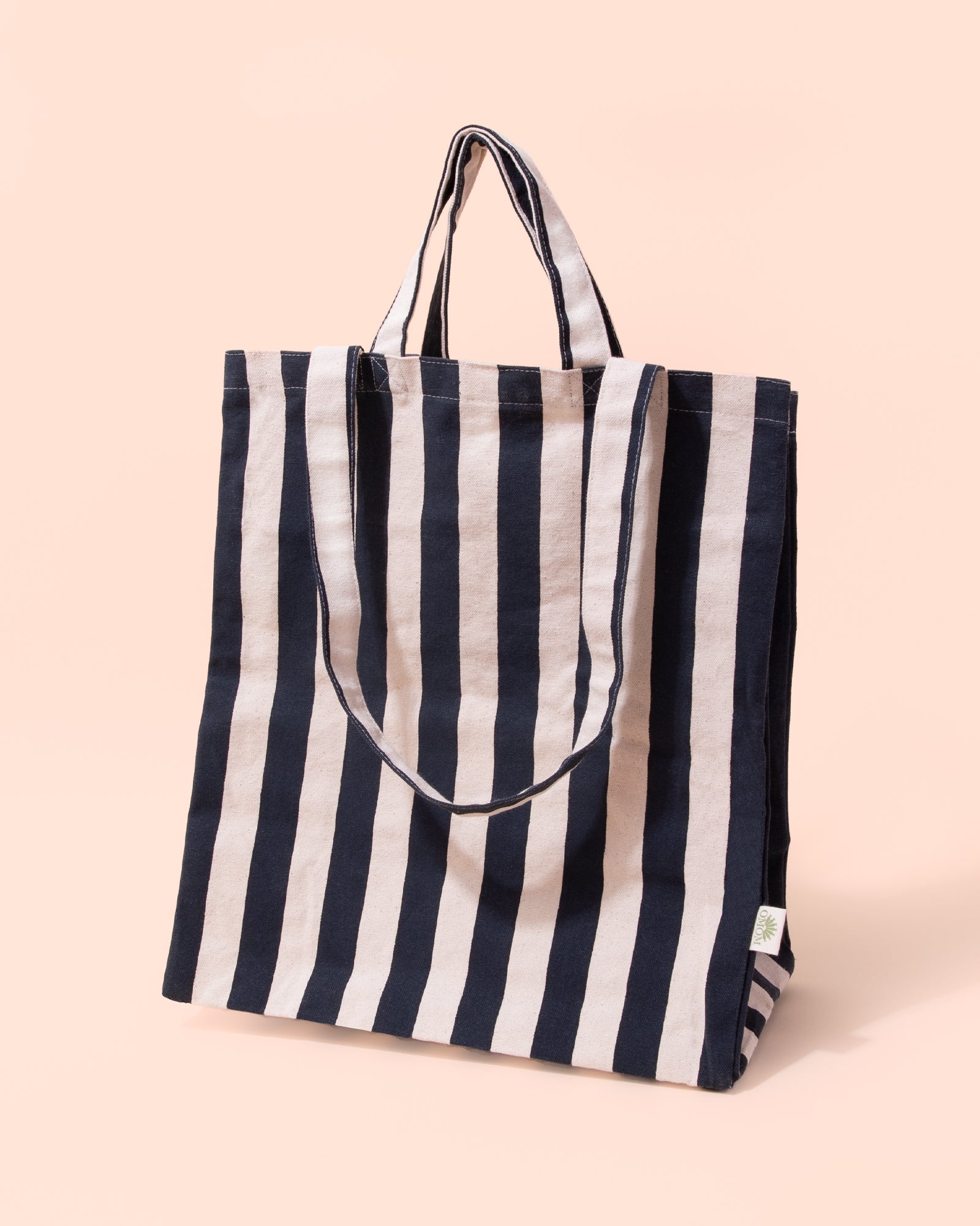 Stripe Tote Bag | Black + White