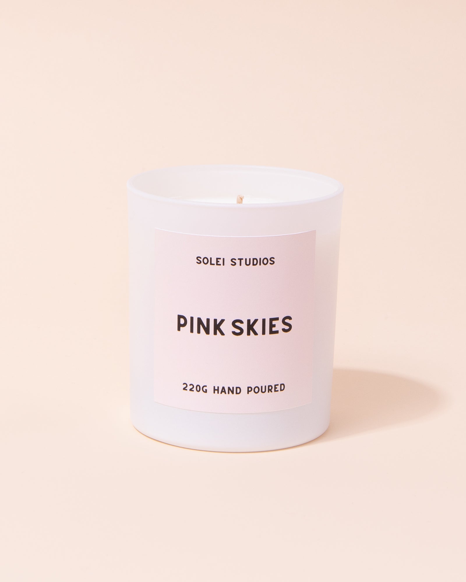 Solei Studios Candle | Pink Skies