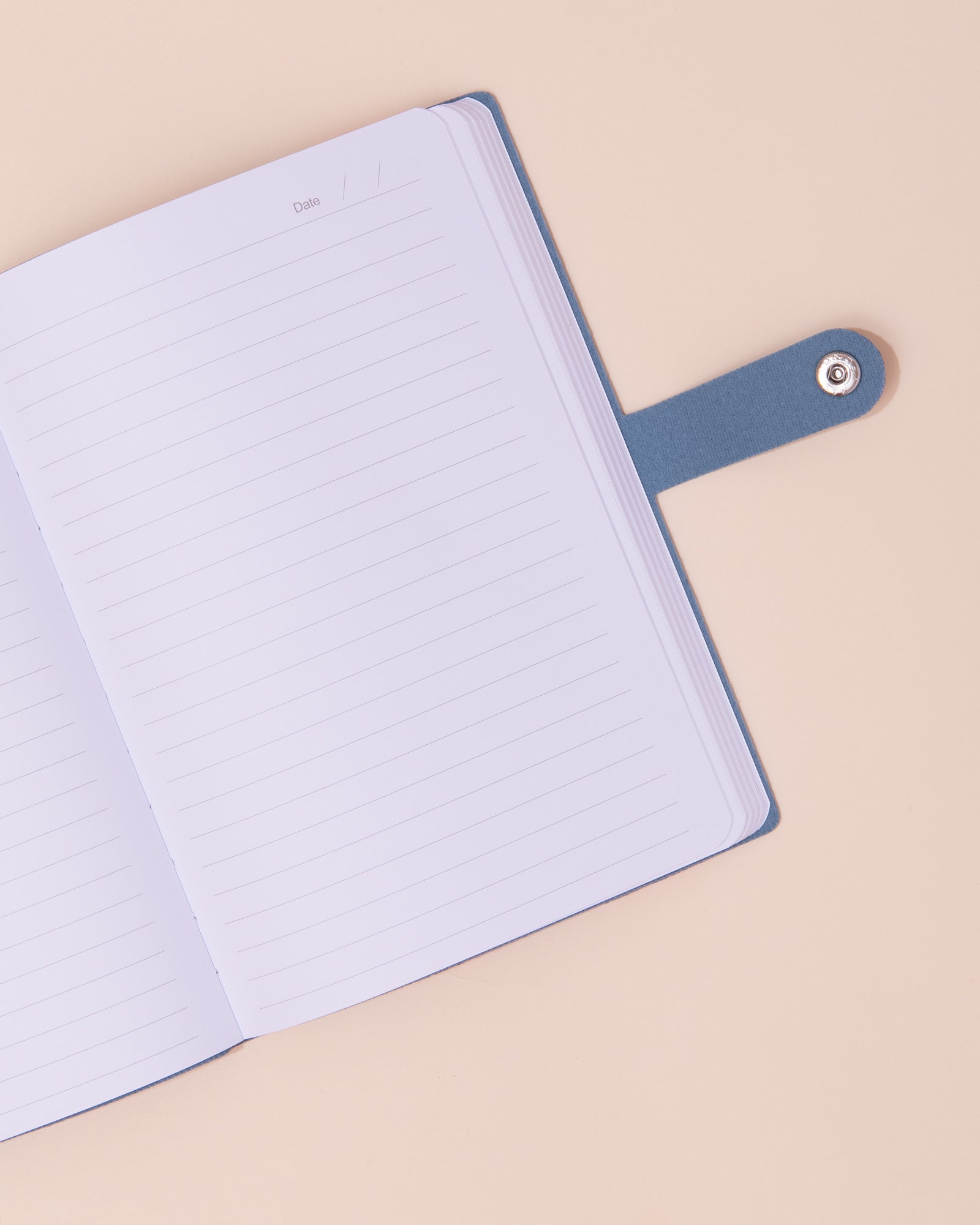 Red and blue stripe notebook