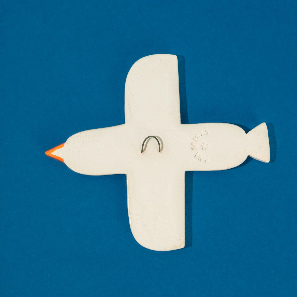 Ceramic Bird Wall Hanging | Blue