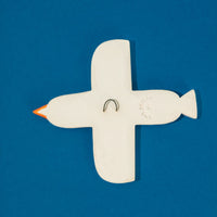 Ceramic Bird Wall Hanging | Blue