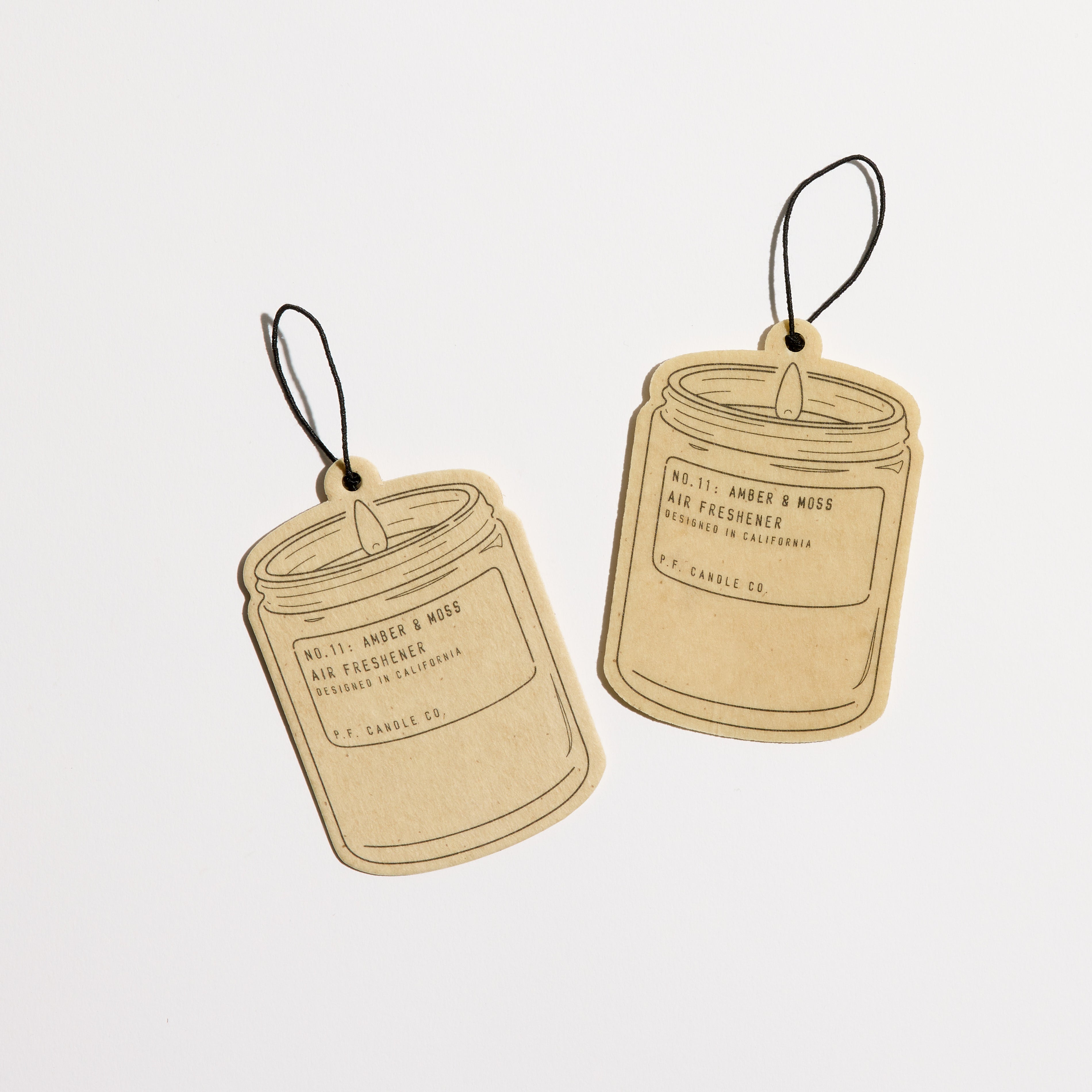 P.F Candle Air Freshener 2 pack | Amber + Moss