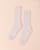 Alpaca Cosy Bed Socks | Cream