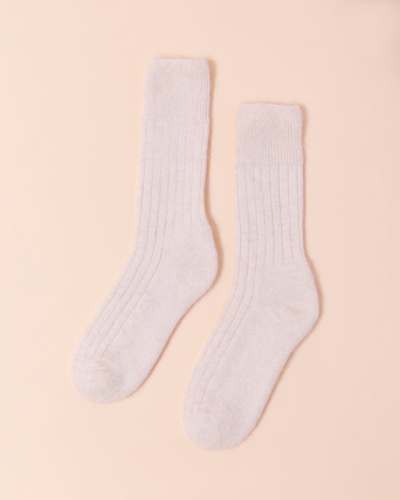 Alpaca Cosy Bed Socks | Cream