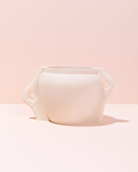 White Kyma Plant Pot