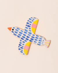Ceramic Bird Wall Hanging | Blue