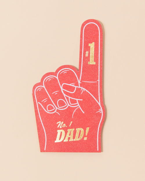 No. 1 Dad Greetings Card