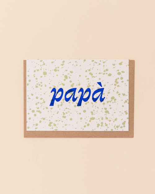 Papà Greetings Card