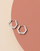 A Weathered Penny Beau Huggie Hoops | Silver