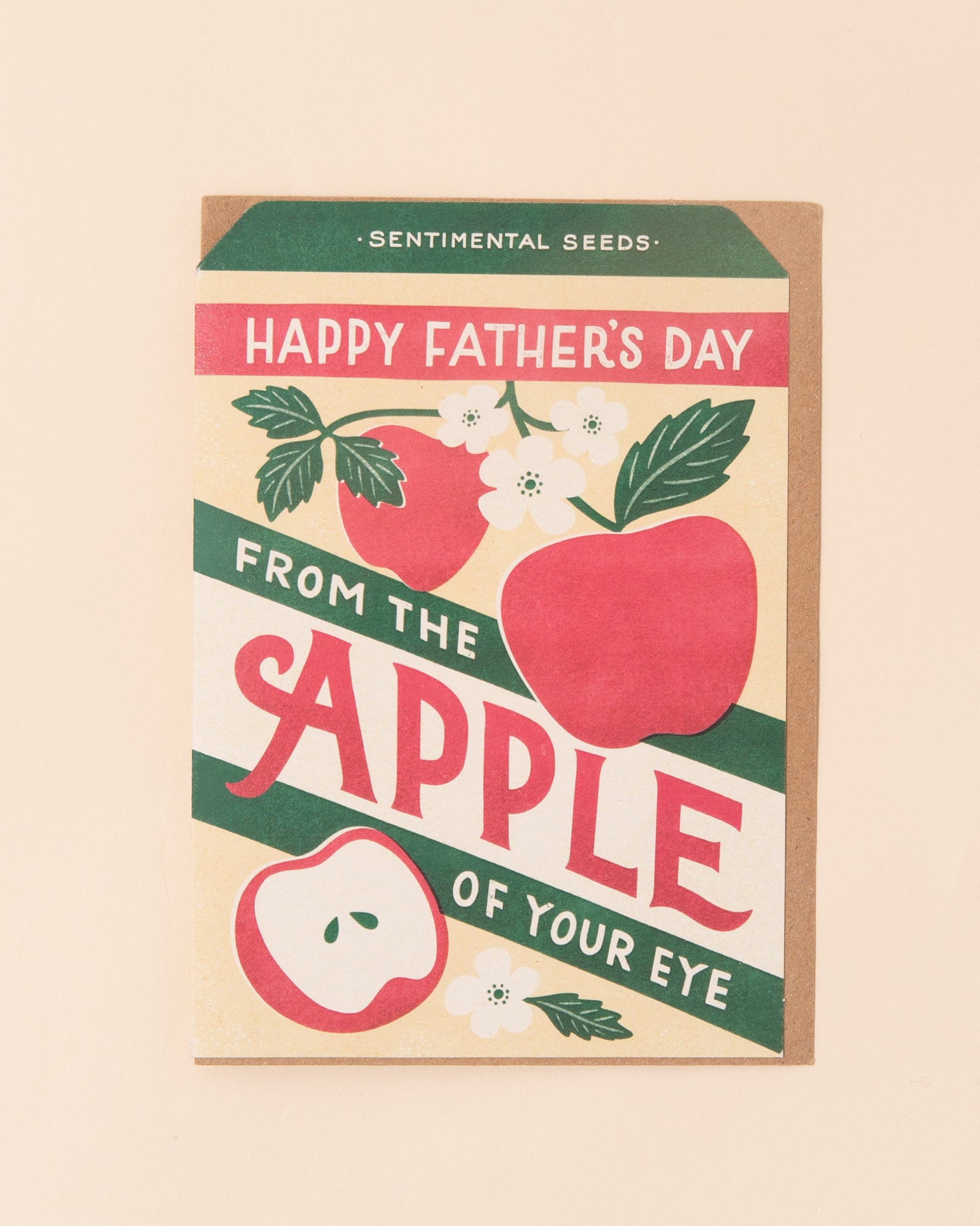 Apple Of Your Eye Father's Day Greetings Card