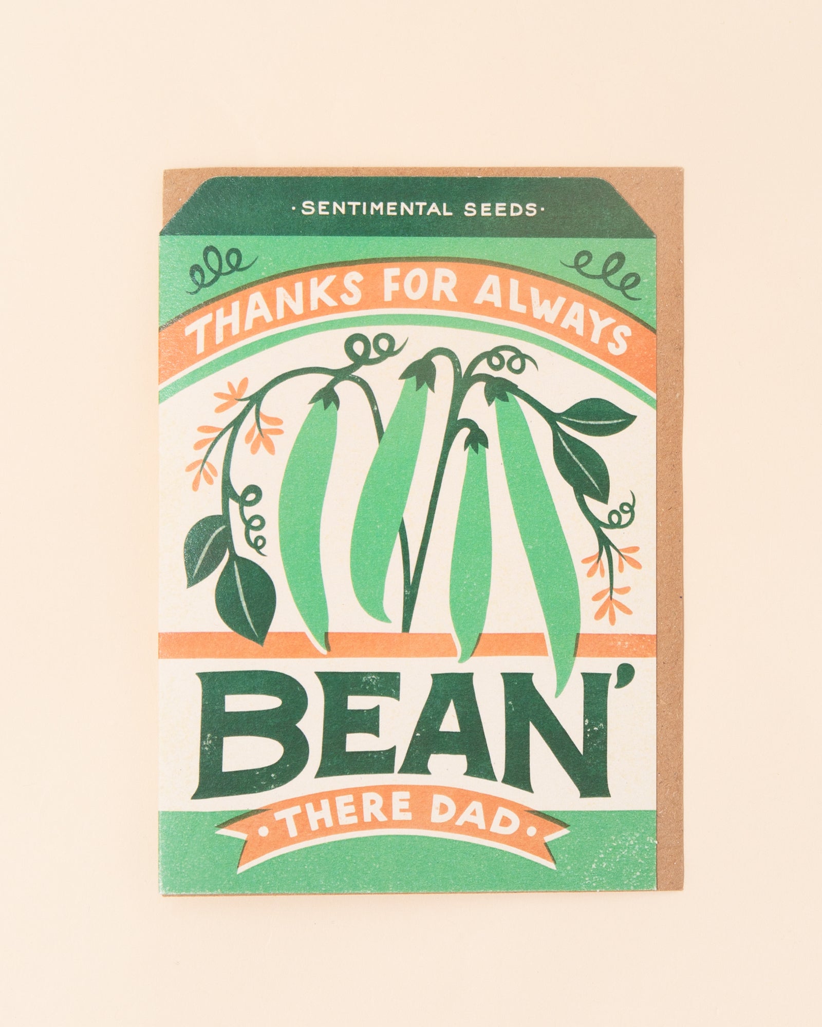 Beans Father's Day Greetings Card