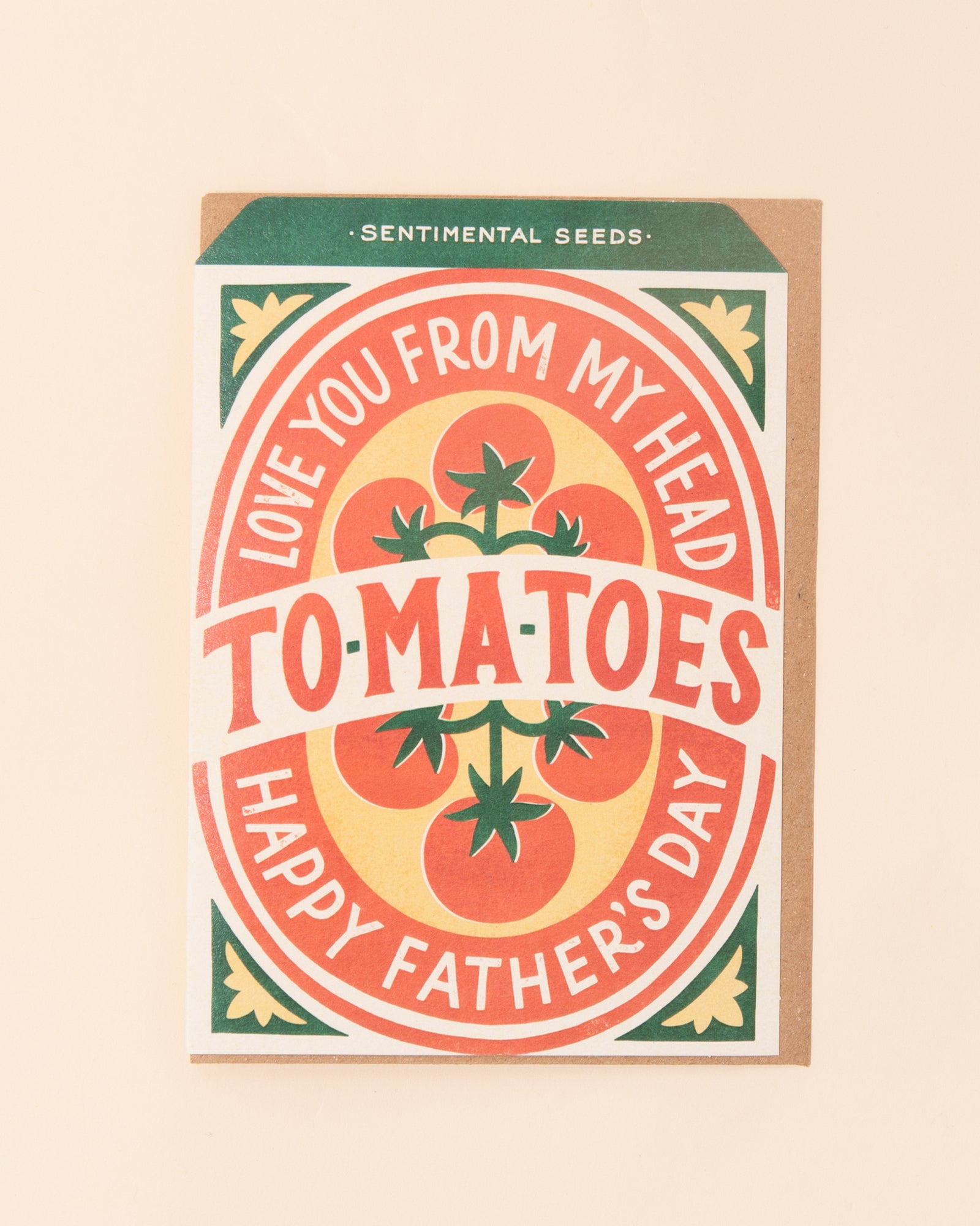 Tomatoes Father's Day Greetings Card