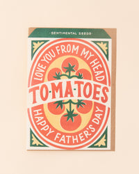 Tomatoes Father's Day Greetings Card