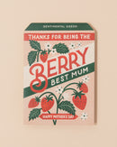 Berry Best Mum Greetings Card