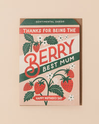 Berry Best Mum Greetings Card