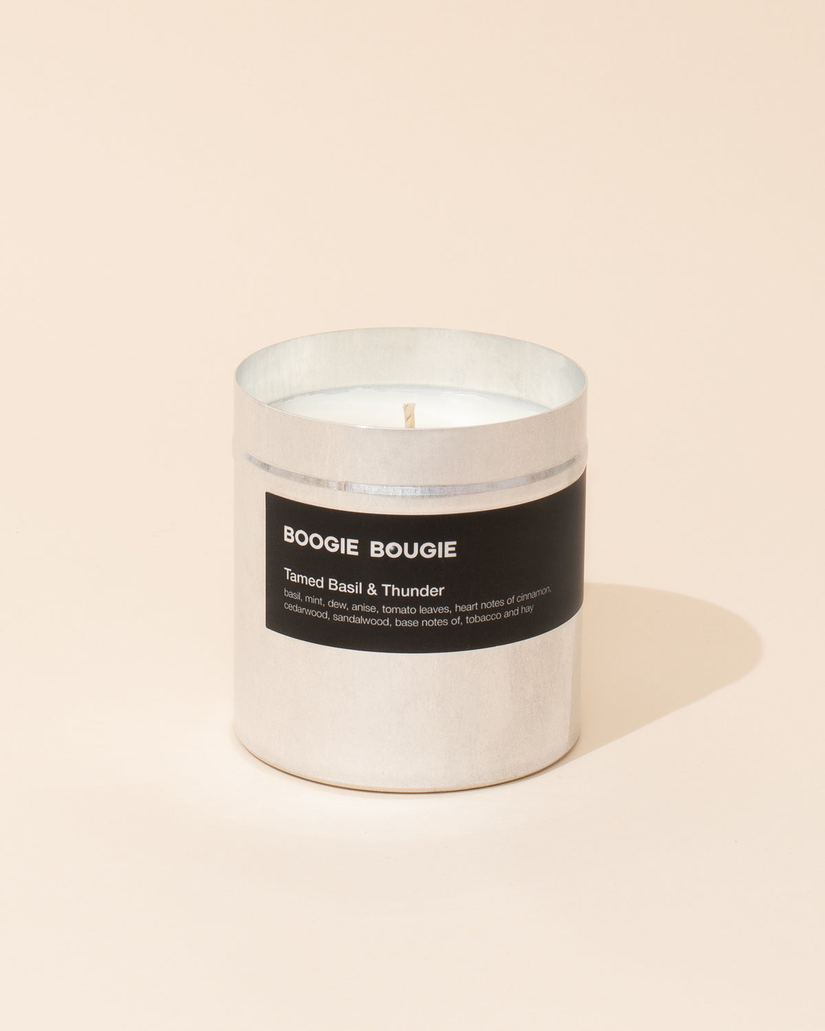 Boogie Bougie Candle | Tamed Basil & Thunder