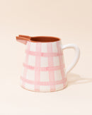 Casa Cubista Grid Pitcher Jug | Pink