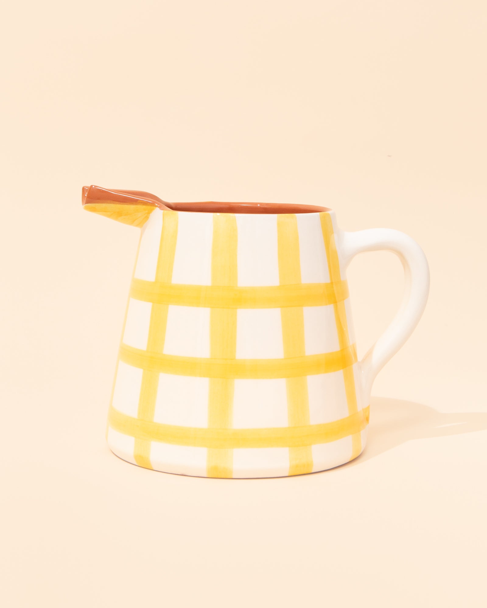 Casa Cubista Grid Pitcher Jug | Yellow