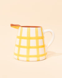 Casa Cubista Grid Pitcher Jug | Yellow