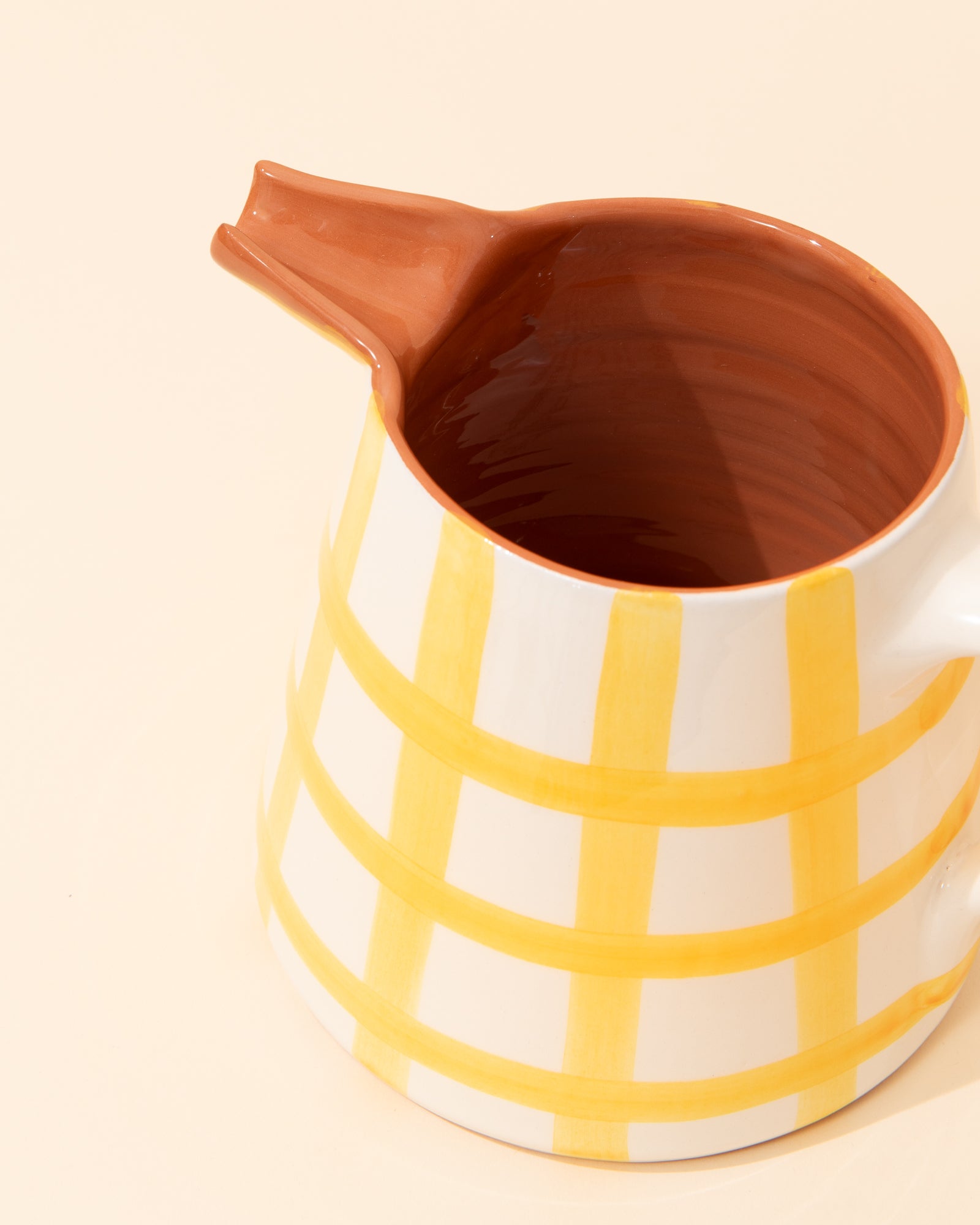 Casa Cubista Grid Pitcher Jug | Yellow