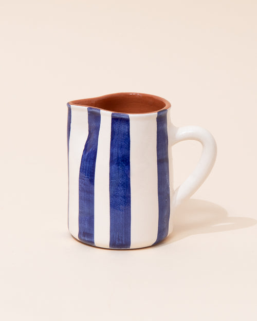 Casa Cubista Bold Stripe Jug | Blue