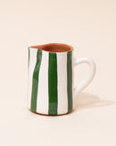 Casa Cubista Bold Stripe Jug | Green