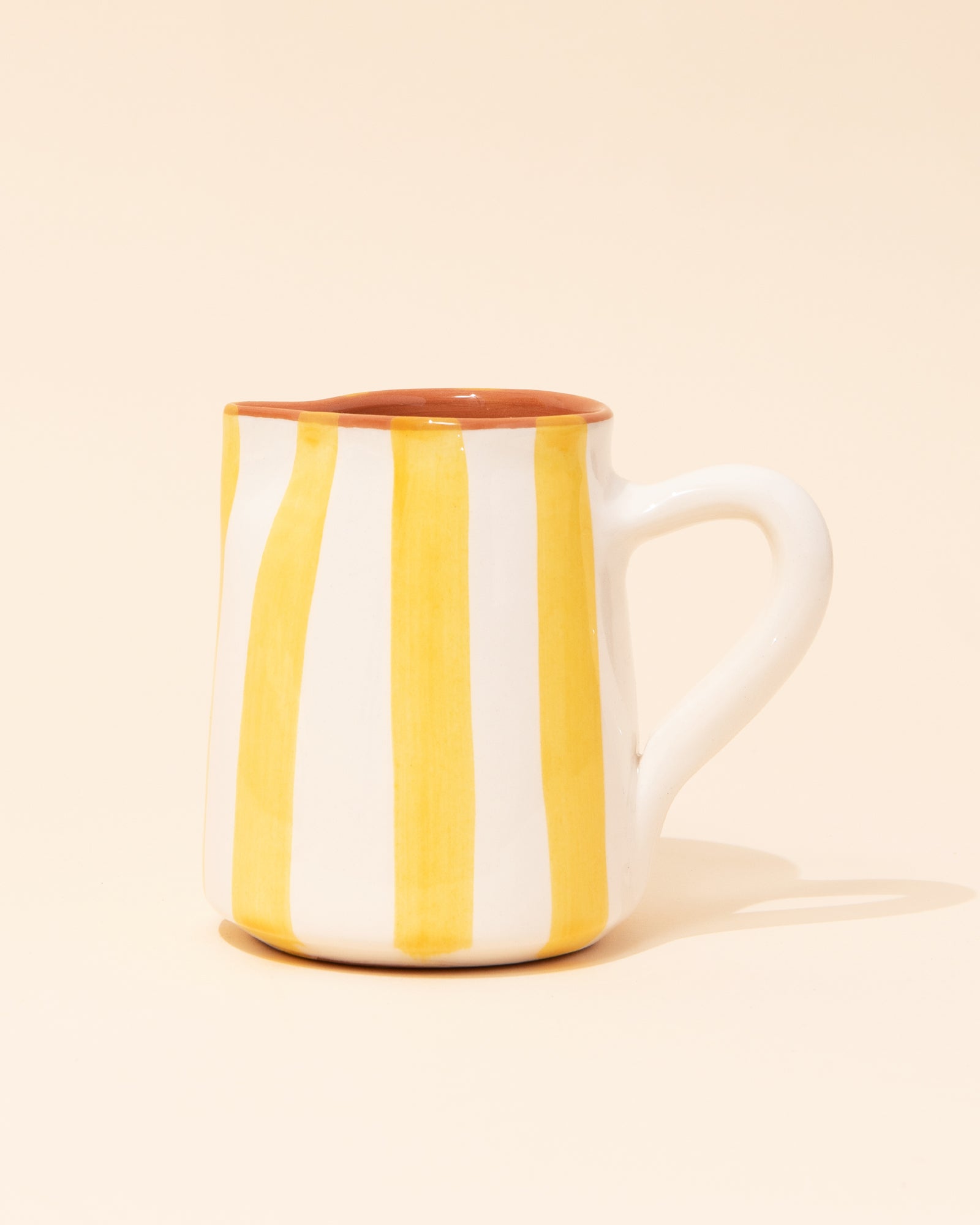 Casa Cubista Bold Stripe Jug | Yellow