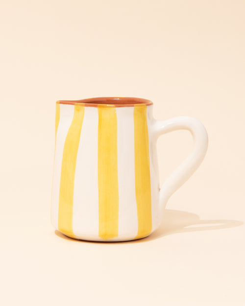 Casa Cubista Bold Stripe Jug | Yellow