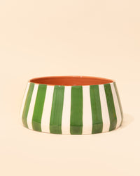 Casa Cubista Bold Stripe Bowl | Green