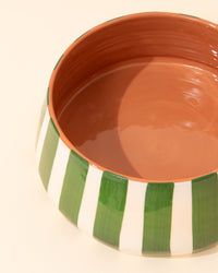 Casa Cubista Bold Stripe Bowl | Green