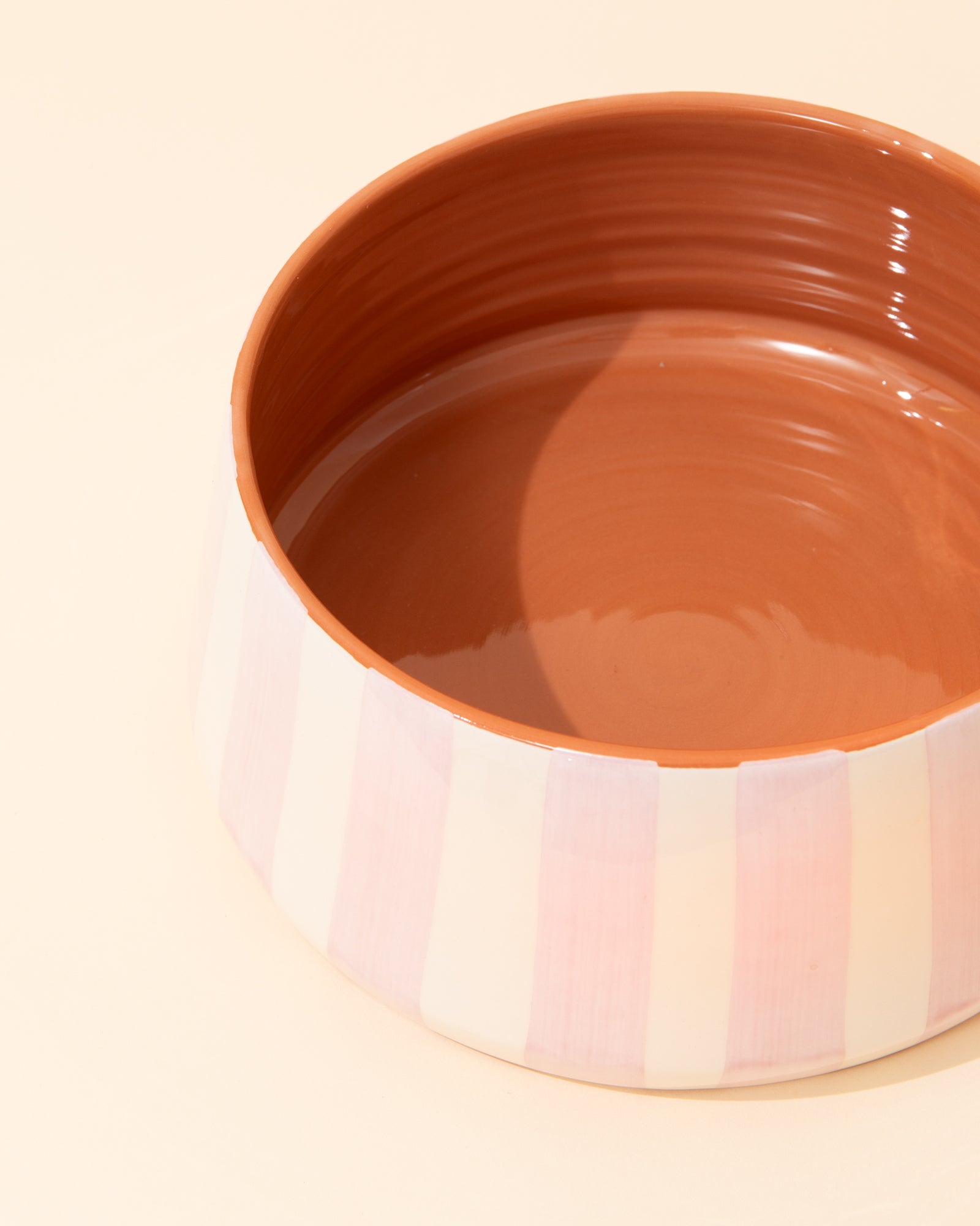 Casa Cubista Bold Stripe Bowl | Pink