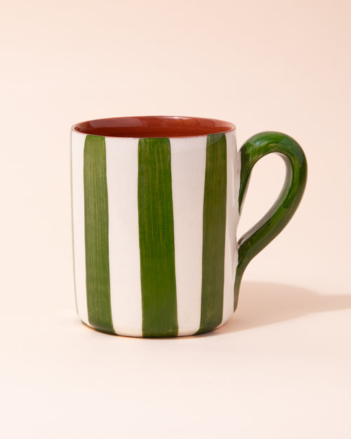 Casa Cubista Bold Stripe Mug | Green