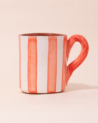 Casa Cubista Bold Stripe Mug | Red