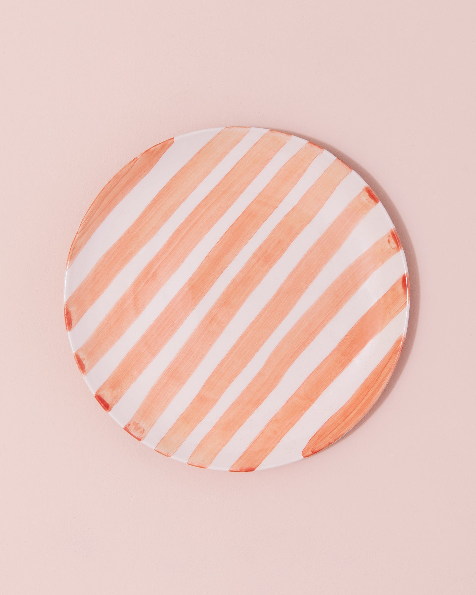 Casa Cubista Bold Stripe Side Plate | Peach