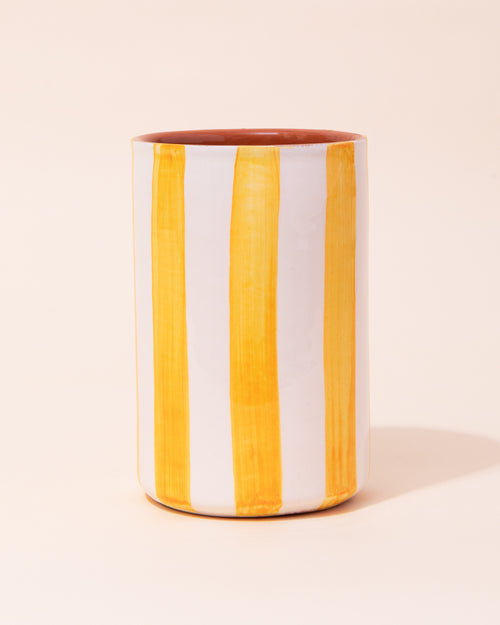 Casa Cubista Stripe Tumbler | Yellow