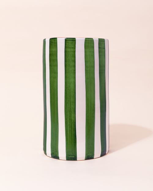 Casa Cubista Bold Stripe Vase | Green