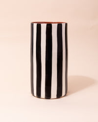 Casa Cubista Bold Stripe Vase | Black