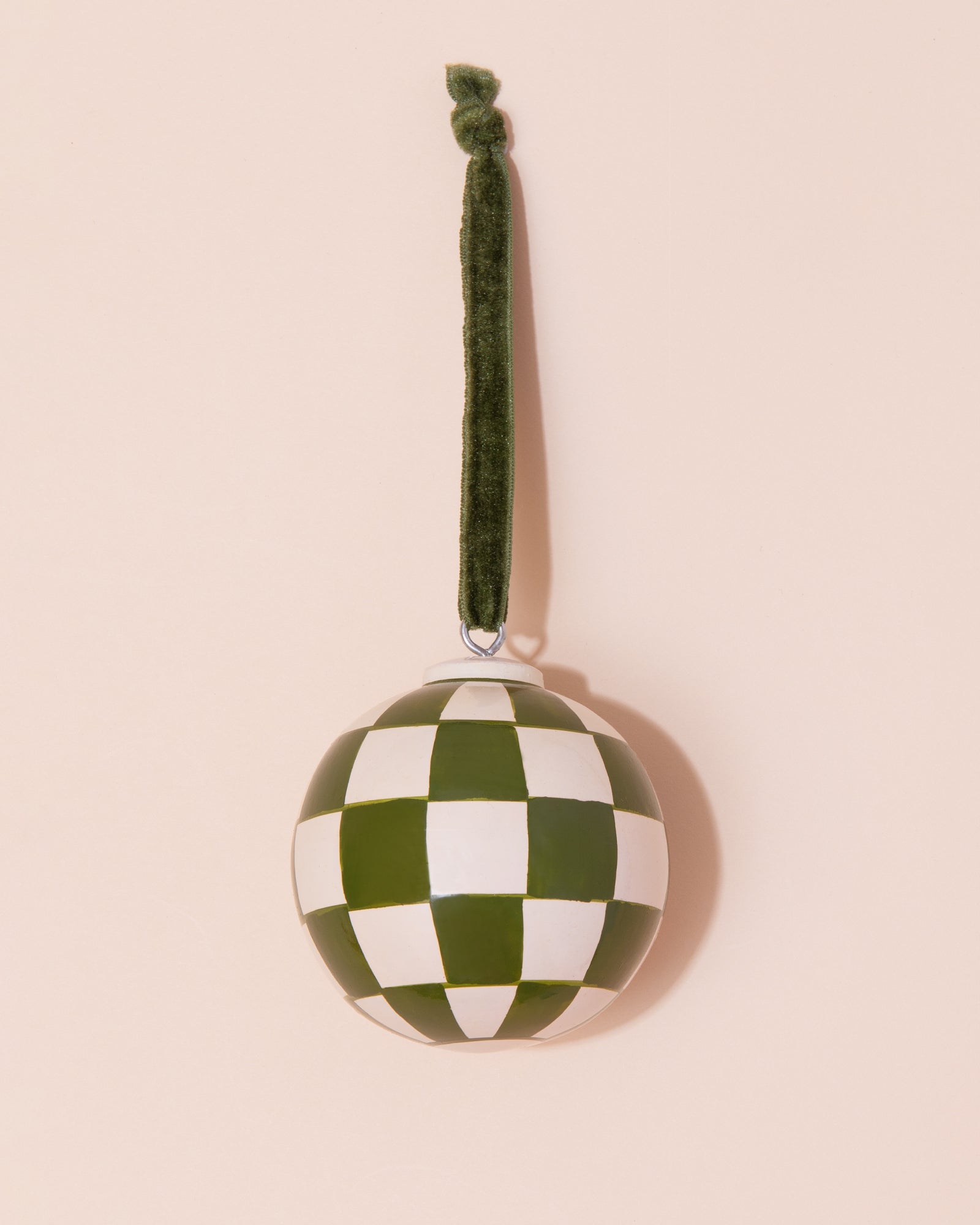 Christmas Bauble | Green Check