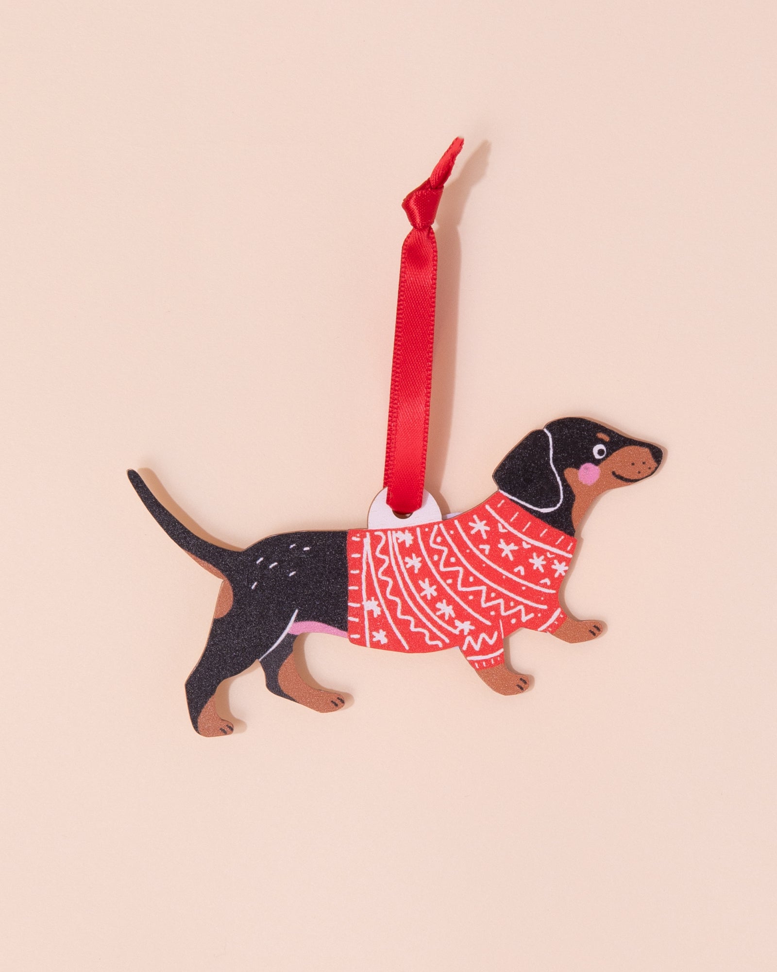 Sausage Dog Christmas Decoration