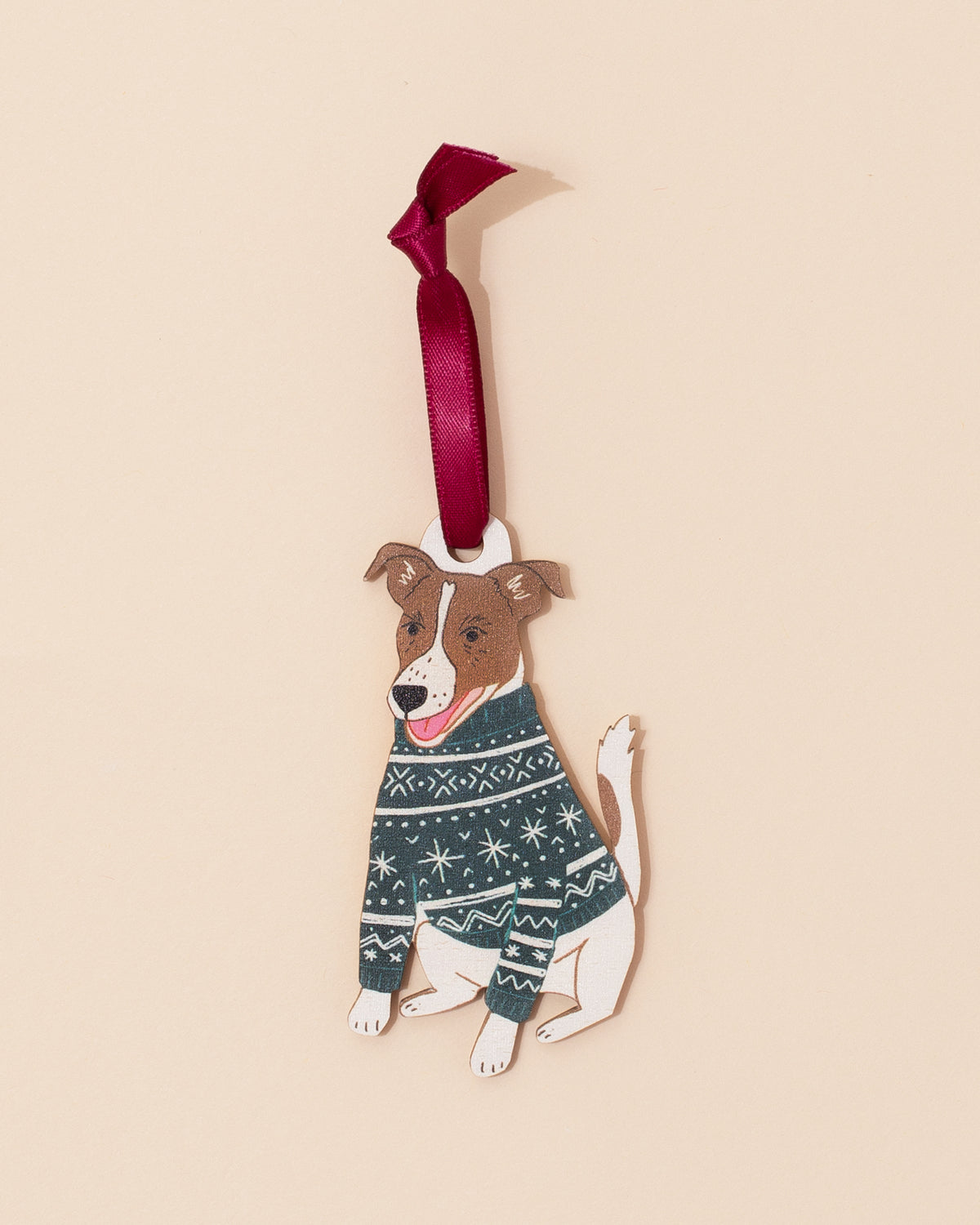 Jack Russell Christmas Decoration