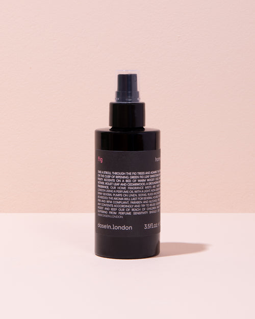 Fig fragrance room spray in black bottle