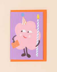 Party Cloud Greetings Card