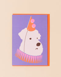Party Dog Greetings Card