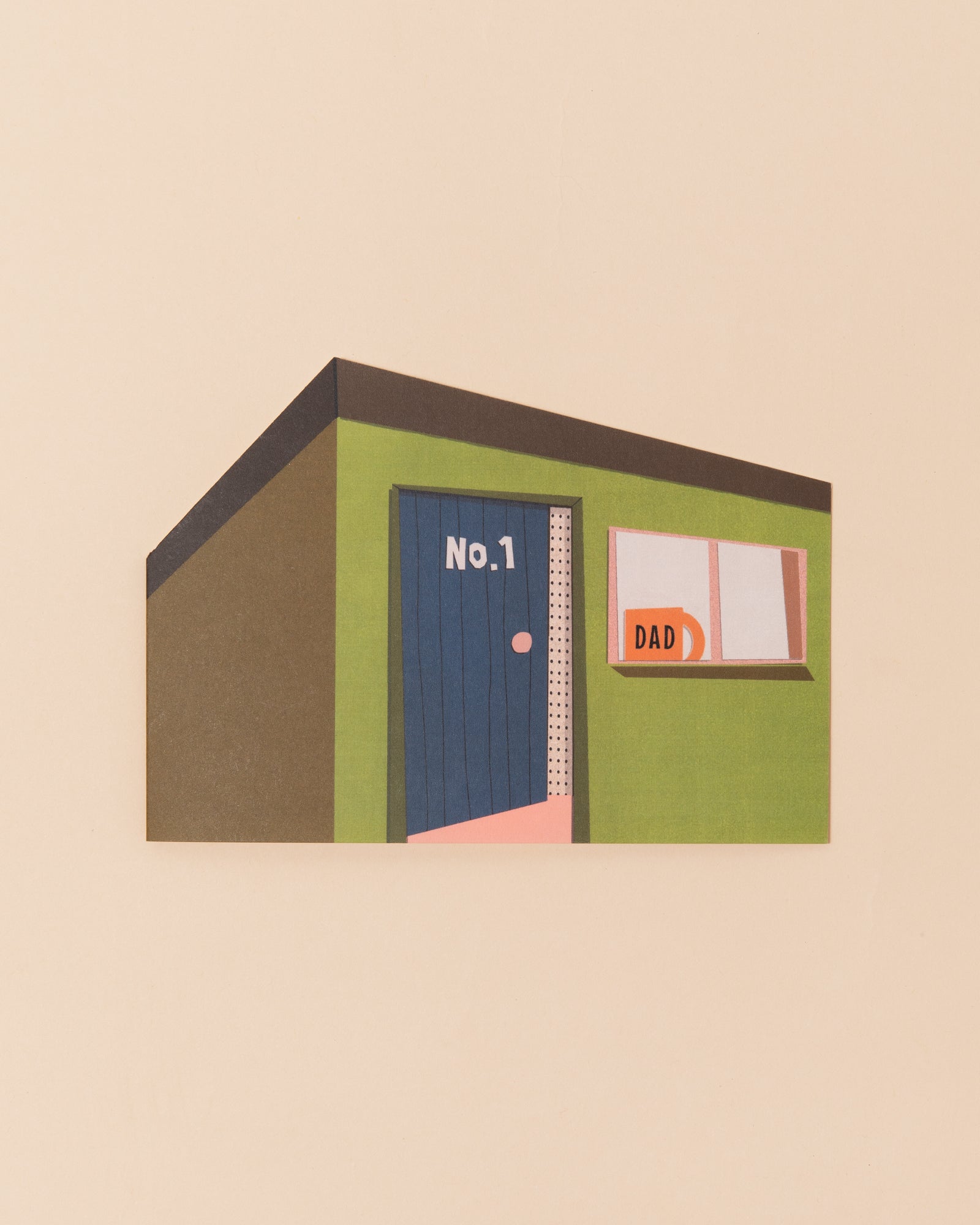 Father's Day Shed Greetings Card