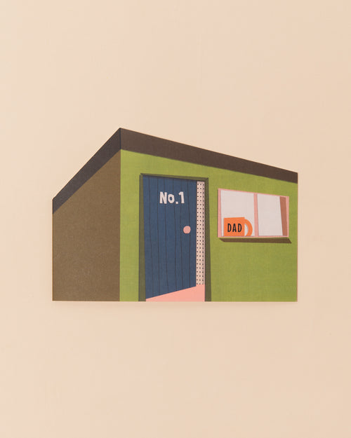 Father's Day Shed Greetings Card