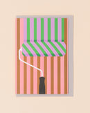Stripe Deco Greetings Card