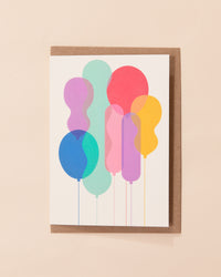 Balloons Greetings Card
